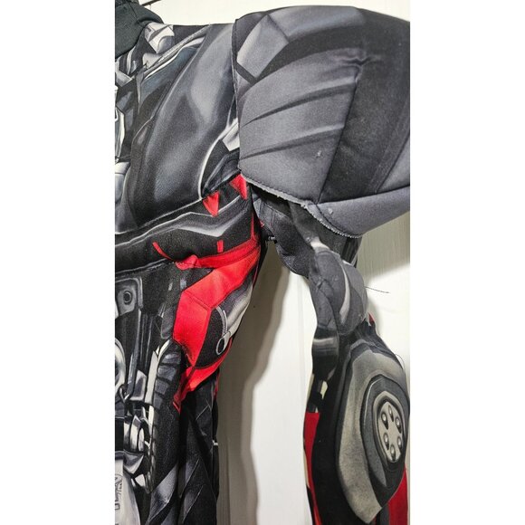 Boys Transformers Autobot Hot Rod Muscle Costume JUMPSUIT ONLY Halloween Kids - Picture 11 of 11
